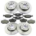 NB PARTS Bremsscheiben + Bremsbeläge vorne + hinten