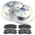 NB PARTS Bremsscheiben + Bremsbeläge hinten