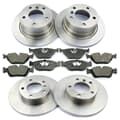 NB PARTS Bremsscheiben + Bremsbeläge vorne + hinten
