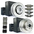 NB PARTS Bremsscheiben + Bremsbeläge vorne + hinten NB PARTS Bremsscheiben + Bremsbeläge vorne + hinten