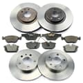 NB PARTS Bremsscheiben + Bremsbeläge vorne + hinten