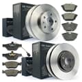 NB PARTS brake discs + brake pads front + rear