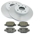 NB PARTS Bremsscheiben + Bremsbeläge hinten