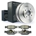 NB PARTS Discos de freno + pastillas de freno delanteras