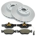 NB PARTS Tarcze hamulcowe + klocki hamulcowe przód