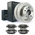 NB PARTS Rear brake discs + brake pads