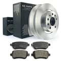 NB PARTS Bakre bromsskivor + bromsbelägg
