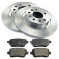 NB PARTS Bakre bromsskivor + bromsbelägg