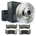 NB PARTS Rear brake discs + brake pads