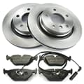 NB PARTS Bremsscheiben + Bremsbeläge + Warnkontakt hinten