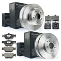 NB PARTS Bremsscheiben + Bremsbeläge vorne + hinten NB PARTS Bremsscheiben + Bremsbeläge vorne + hinten