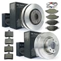 NB PARTS brake discs + brake pads front + rear