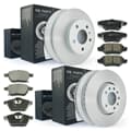 NB PARTS Bremsscheiben + Bremsbeläge vorne + hinten