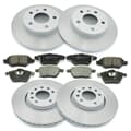 NB PARTS Bremsscheiben + Bremsbeläge vorne + hinten