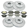 NB PARTS Bremsscheiben + Bremsbeläge vorne + hinten