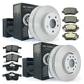 NB PARTS Bremsscheiben + Bremsbeläge vorne + hinten