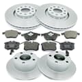 NB PARTS Bremsscheiben + Bremsbeläge vorne + hinten