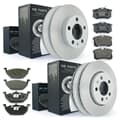 NB PARTS Bremsscheiben + Bremsbeläge vorne + hinten