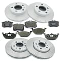 NB PARTS Bremsscheiben + Bremsbeläge vorne + hinten