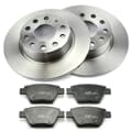 NB PARTS Bremsscheiben + Bremsbeläge hinten