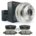 NB PARTS Bremsscheiben + Bremsbeläge hinten