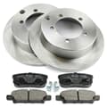 NB PARTS Bremsscheiben + Bremsbeläge hinten