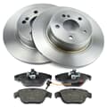 NB PARTS Bremsscheiben + Bremsbeläge + Warnkontakt hinten