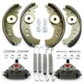 NB PARTS brake shoes + wheel brake cylinder + accessory kit front wheel side