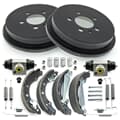 NB PARTS brake drums + brake shoes + wheel brake cylinders + wheel-side accessory kit