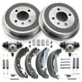 NB PARTS Bremstrommeln + Bremsbacken + Radbremszylinder + Zubehörsatz radseitig