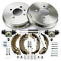NB PARTS Bremstrommeln + Bremsbacken + Radbremszylinder + Zubehörsatz hinten