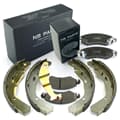 NB PARTS Pastiglie freno + ganasce freno anteriori + posteriori