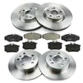 NB PARTS Bremsscheiben + Bremsbeläge vorne + hinten