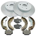 NB PARTS Bremsscheiben + Bremsbeläge + Bremsbacken vorne + hinten
