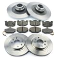 NB PARTS Bremsscheiben + Bremsbeläge vorne + hinten