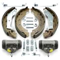 NB PARTS Szczeki hamulcowe + cylinderek hamulca kola + zestaw akcesoriów tylnych