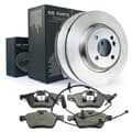 NB PARTS Bremsscheiben + Bremsbeläge + Warnkontakt vorne