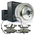 NB PARTS Bremsscheiben + Bremsbeläge + Warnkontakt hinten