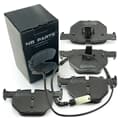 NB PARTS brake pads + rear warning contact