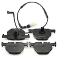 NB PARTS brake pads + rear warning contact