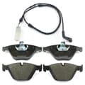 NB PARTS brake pads + front warning contact