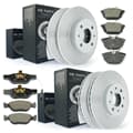NB PARTS brake discs + brake pads front + rear