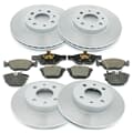 NB PARTS brake discs + brake pads front + rear