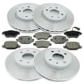 NB PARTS brake discs + brake pads front + rear