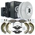 NB PARTS brake discs + brake pads + brake shoes + accessory kit front + rear NB PARTS brake discs + brake pads + brake shoes + accessory kit front + rear