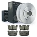 NB PARTS Discos de freno traseros + pastillas de freno