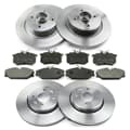 NB PARTS Bremsscheiben + Bremsbeläge vorne + hinten