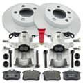 NB PARTS brake discs + brake pads + rear brake callipers