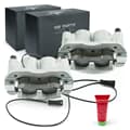 NB PARTS brake callipers + brake pads front left + right