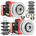 Brembo Bremsscheiben + Bremsbeläge vorne + hinten